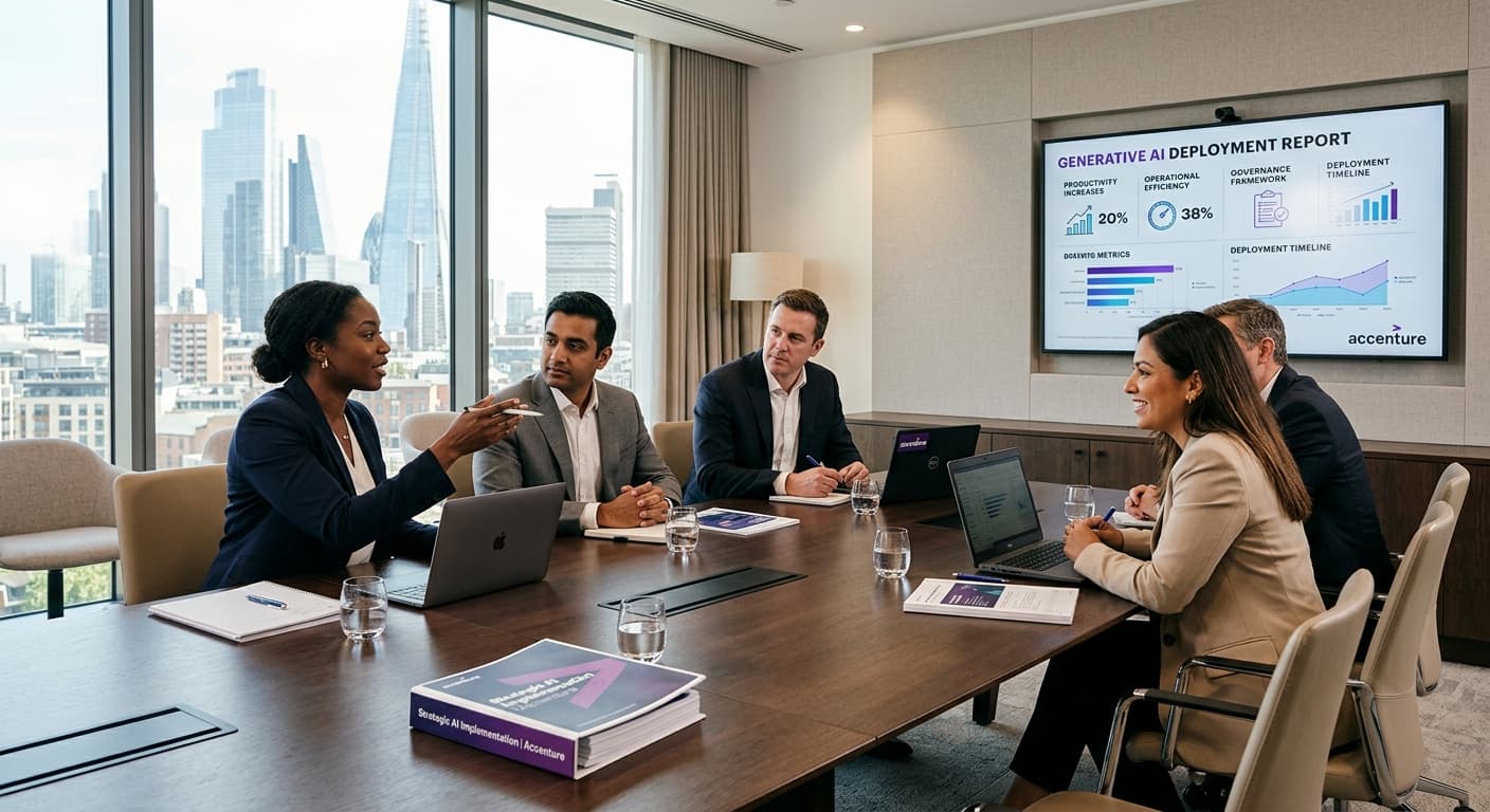 Accenture publishes multi-industry report on generative AI deployment, with detailed enterprise case studies